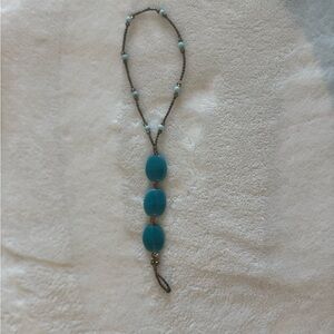 Elegant Blue Beaded foot necklace